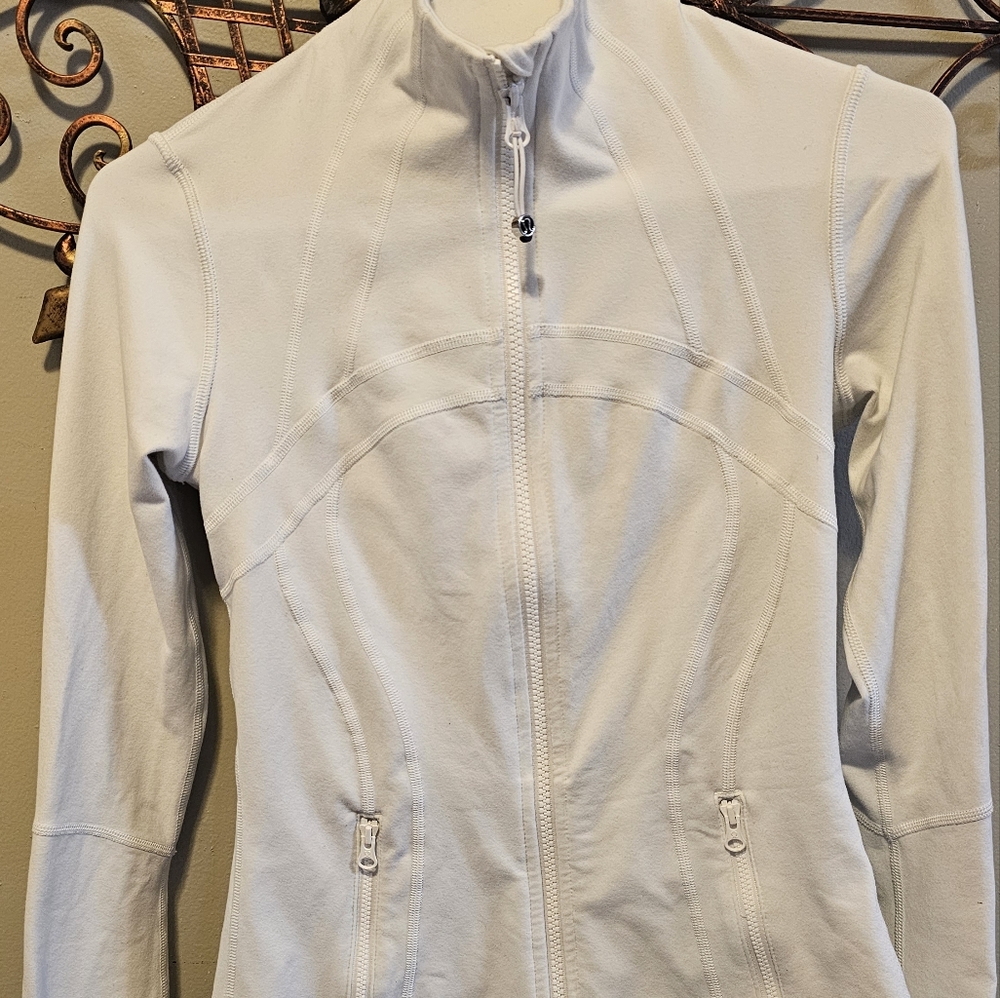 Lululemon Define Jacket White Size 4